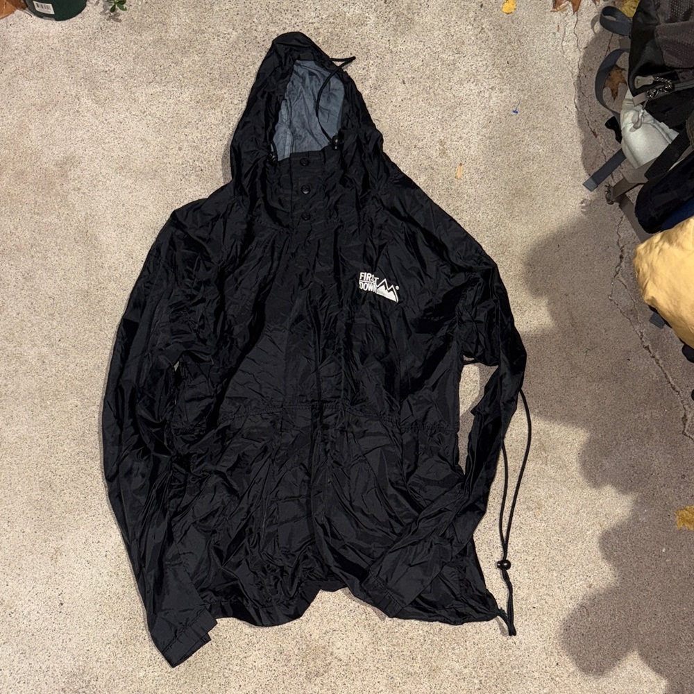 Vintage 90’s First Down Hooded Jacket